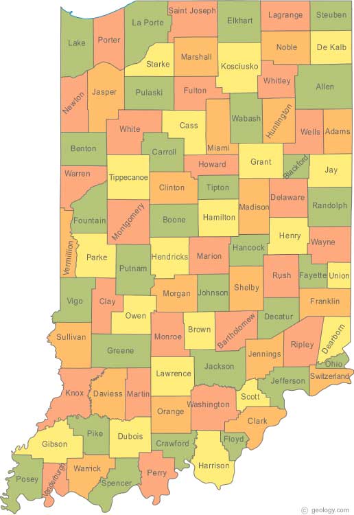 Indiana Counties - INdiana History